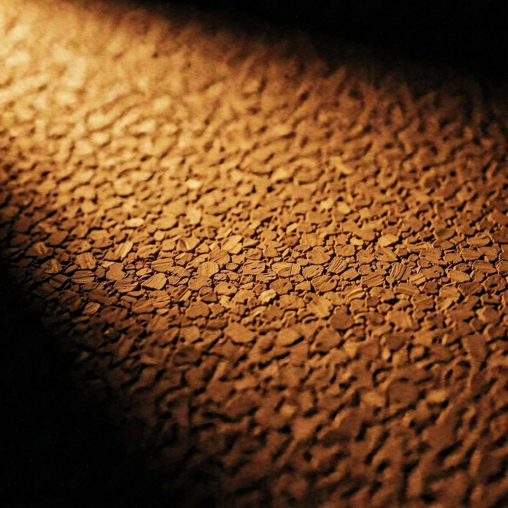 Textura de corcho natural